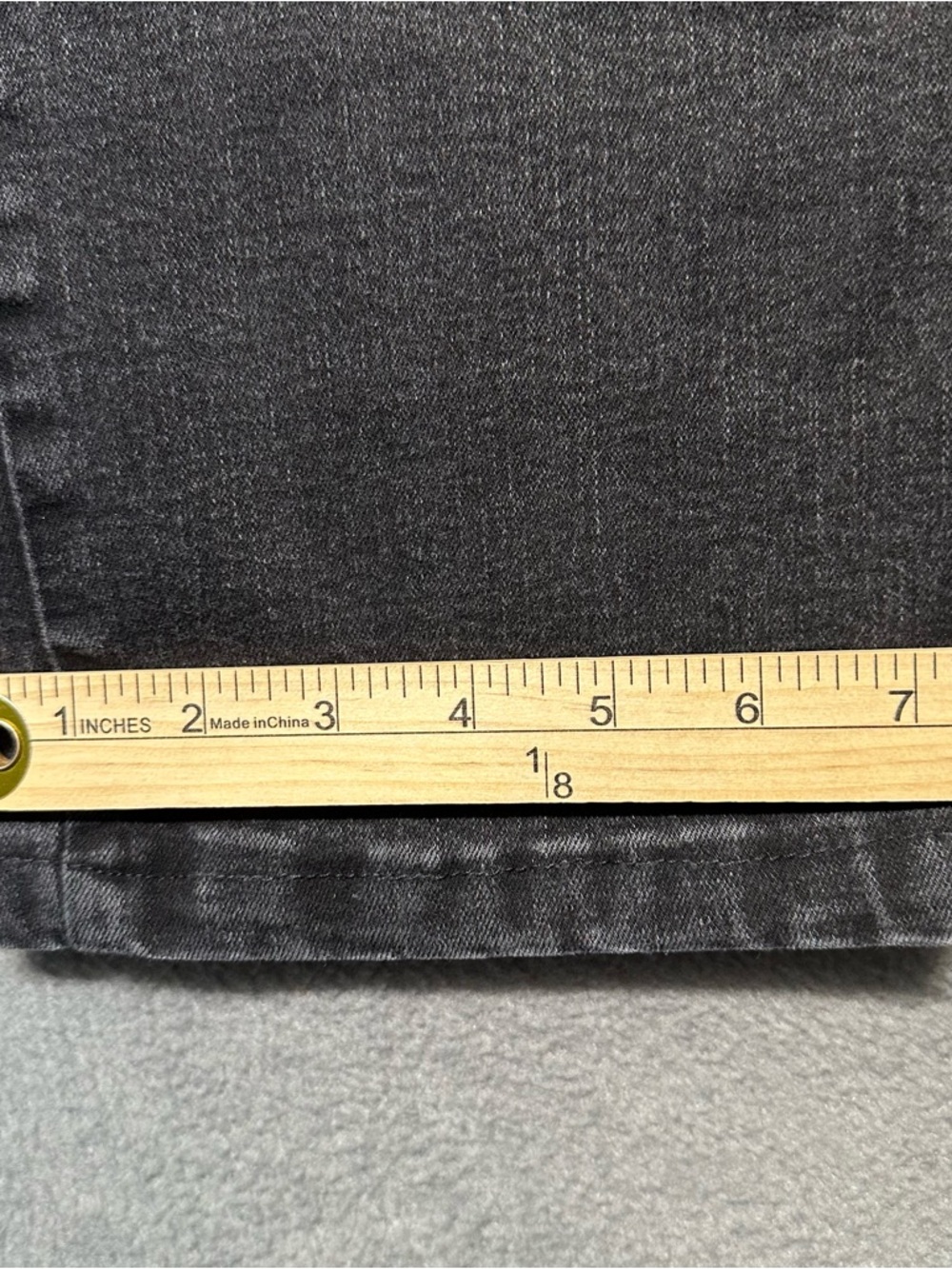 Lincoln Outfitters Womens 14 Straight Leg Jeans Gray Comfort Flex Stretch EUC - Picture 9 of 9
